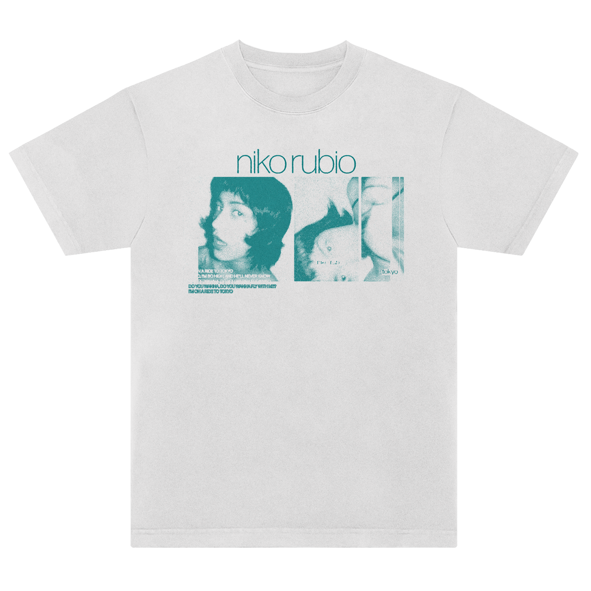 Portrait White tee