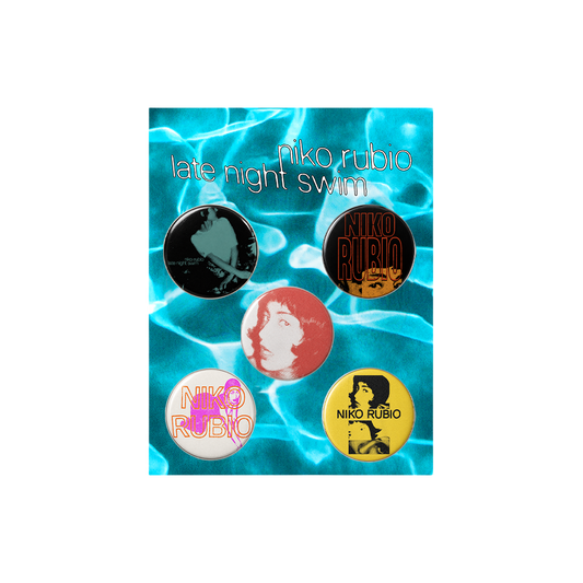 late night swim button set
